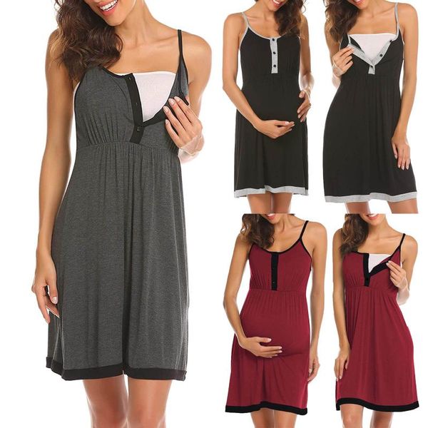 maternity dresses woman solid sling sleeveless pregnant feeding dress nursing robe allaitement été zwangerschaps jurk premaman dre, White
maternity dresses woman solid sling sleeveless pregnant feeding dress nursing robe allaitement été zwangerschaps jurk premaman dre, White