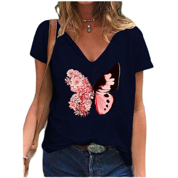 women's t-shirt multicolor style women clothing for summer 2021 city casual fashion butterfly printing v-neck short sleeve pullover t-s, White
women's t-shirt multicolor style women clothing for summer 2021 city casual fashion butterfly printing v-neck short sleeve pullover t-s, White