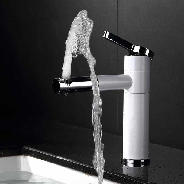 bathroom sink faucets white and chrome solid brass basin faucet cold water mixer tap with swivel spout
bathroom sink faucets white and chrome solid brass basin faucet cold water mixer tap with swivel spout