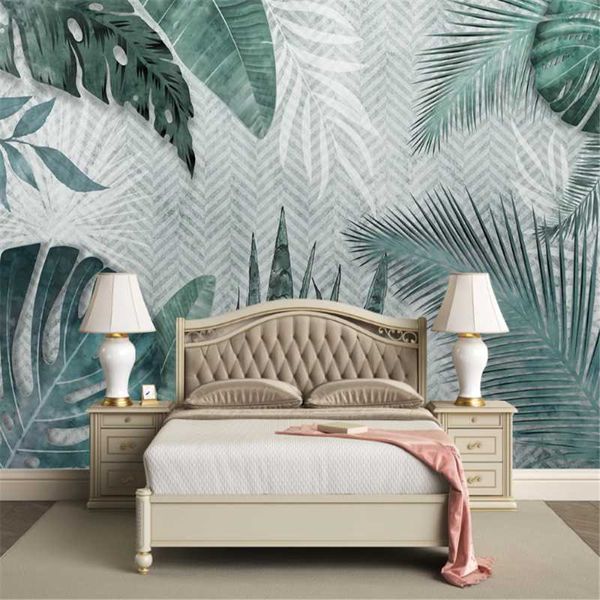 wallpapers milofi custom 3d po wallpaper nordic minimalist hand-painted tropical leaves small fresh bedroom background wall
wallpapers milofi custom 3d po wallpaper nordic minimalist hand-painted tropical leaves small fresh bedroom background wall