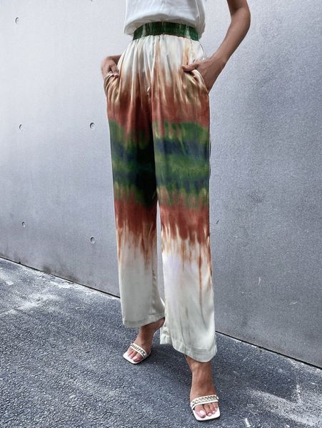 tie dye wide leg pants 38ui#, Black;white
tie dye wide leg pants 38ui#, Black;white