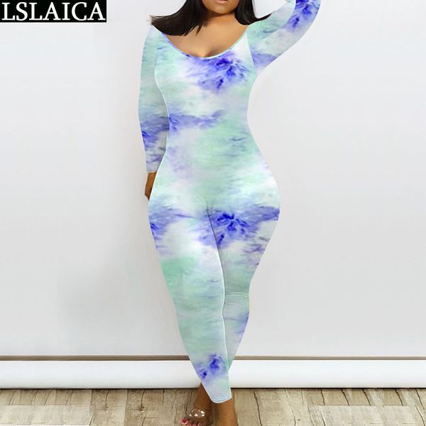 tie dye print bodysuit autumn fashion long sleeve square collar slim rompers womens jumpsuit pants casual combinaison femme 210520, Black;white
tie dye print bodysuit autumn fashion long sleeve square collar slim rompers womens jumpsuit pants casual combinaison femme 210520, Black;white