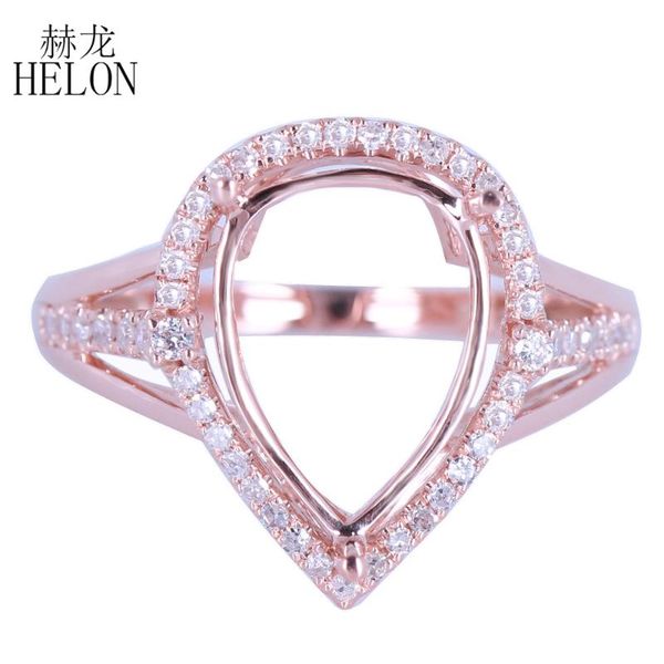 cluster rings helon 12x8mm pear cut solid 10k rose gold pave natural diamonds engagement wedding women fine jewelry semi mount ring setting, Golden;silver
cluster rings helon 12x8mm pear cut solid 10k rose gold pave natural diamonds engagement wedding women fine jewelry semi mount ring setting, Golden;silver