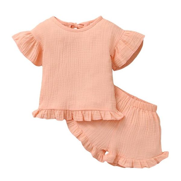baby girls clothing born infant solid color flare sleeve t-shirt shorts for 1-5y toddler kids summer 2pcs outfits sets, White
baby girls clothing born infant solid color flare sleeve t-shirt shorts for 1-5y toddler kids summer 2pcs outfits sets, White