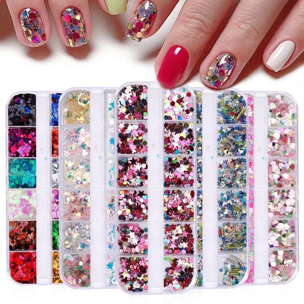 nail sequins 3d laser holographic art flakes mix star love heart chameleon color glitter foil decoration manicure tool decorations, Silver;gold
nail sequins 3d laser holographic art flakes mix star love heart chameleon color glitter foil decoration manicure tool decorations, Silver;gold