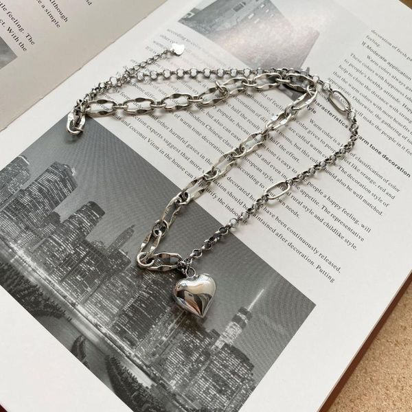 chains s925 sterling silver necklace love pendant marcasite ins cold talk about wind fashion personality niche retro women
chains s925 sterling silver necklace love pendant marcasite ins cold talk about wind fashion personality niche retro women
