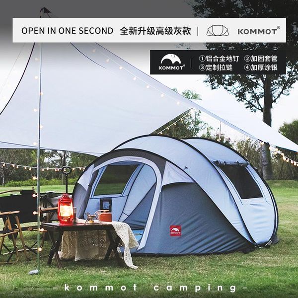 kommot one second quickly open automatic building-tent outdoor 3-4 people camping sun protection rain proof indoor tents and shelters
kommot one second quickly open automatic building-tent outdoor 3-4 people camping sun protection rain proof indoor tents and shelters