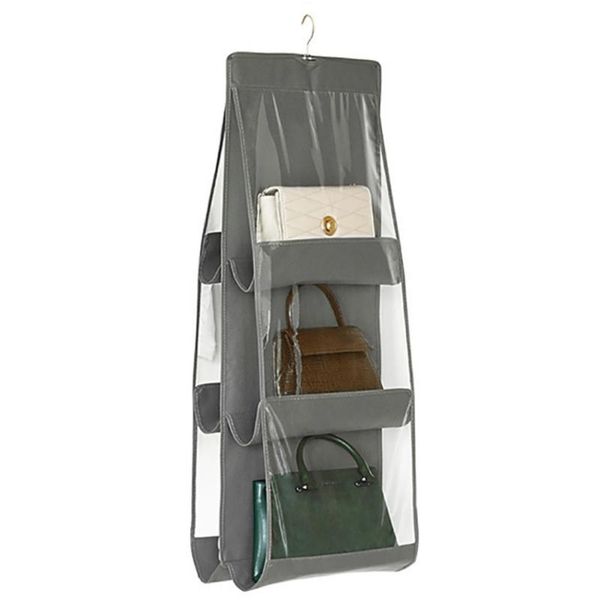 storage boxes & bins 6 pocket hanging bag 3 layers foldable shelf purse handbag anti-dust organizer closet hanger rack
storage boxes & bins 6 pocket hanging bag 3 layers foldable shelf purse handbag anti-dust organizer closet hanger rack