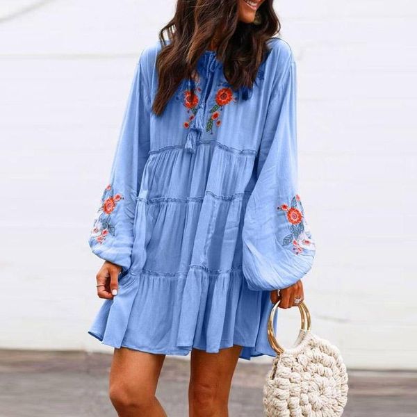 casual dresses elegant women lace-up tassel loose pullover dress autumn vintage floral printed lady fashion lantern sleeve, Black;gray
casual dresses elegant women lace-up tassel loose pullover dress autumn vintage floral printed lady fashion lantern sleeve, Black;gray