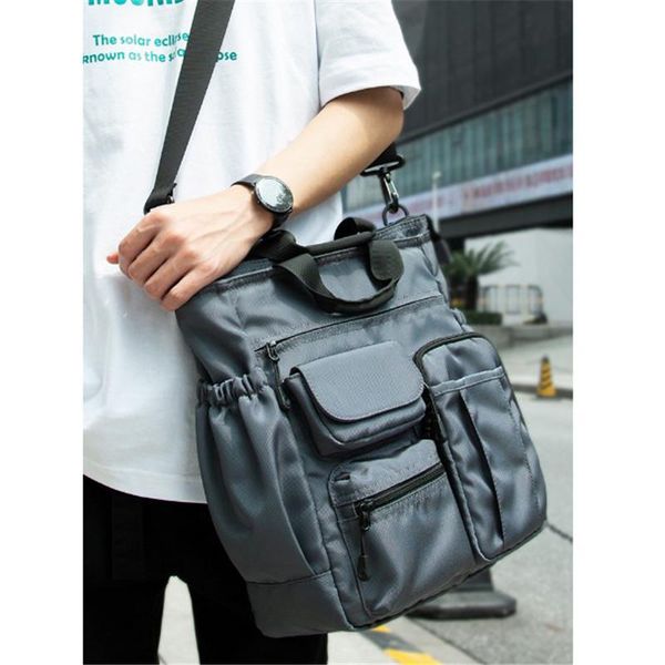 backpack male fashion lapschoolbag waterproof nylon casual travel solid color college student bag
backpack male fashion lapschoolbag waterproof nylon casual travel solid color college student bag