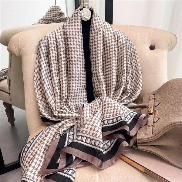 scarves 2021 autumn and winter women style fashion color matching print silk scarf lady headcloth beach shawl, Blue;gray
scarves 2021 autumn and winter women style fashion color matching print silk scarf lady headcloth beach shawl, Blue;gray