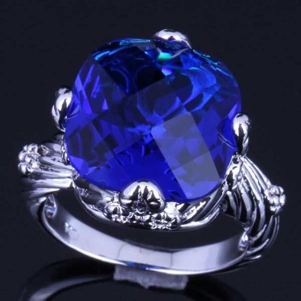 cluster rings gorgeous big square blue cubic zirconia silver plated ring v0153, Golden;silver
cluster rings gorgeous big square blue cubic zirconia silver plated ring v0153, Golden;silver