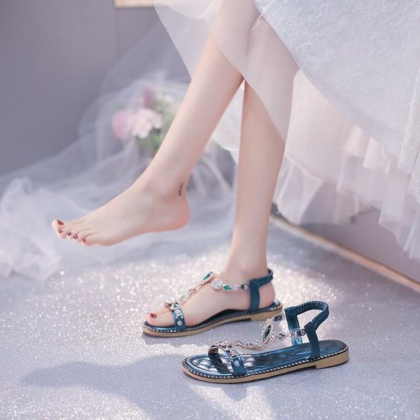 sandals women slides fairy crystal clear elastic band flat summer beach shoes femmes sandales transparent studs sandalias, Black
sandals women slides fairy crystal clear elastic band flat summer beach shoes femmes sandales transparent studs sandalias, Black
