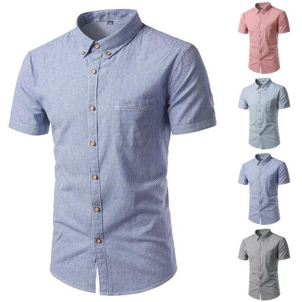 men's casual shirts men shirt short sleeve slim fit for dating daily clothing 2021 pocket striped mens, White;black
men's casual shirts men shirt short sleeve slim fit for dating daily clothing 2021 pocket striped mens, White;black