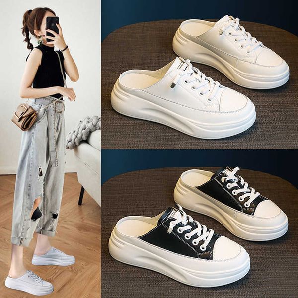 2021 fashion week same summer muffin thick soled raised small white sho single versatile casual half slippers women's
2021 fashion week same summer muffin thick soled raised small white sho single versatile casual half slippers women's