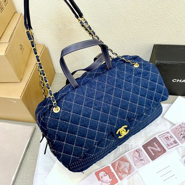 designer bags handbag totes shoulder women blue canvas chains shopping bag 45*24cm luxury_bagshop888 02
designer bags handbag totes shoulder women blue canvas chains shopping bag 45*24cm luxury_bagshop888 02