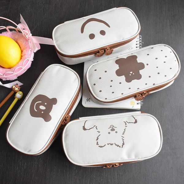 pencil japanese and korean cartoon case large capacity case primary and secondary school students' stationery bag 
pencil japanese and korean cartoon case large capacity case primary and secondary school students' stationery bag