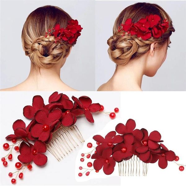 hair brushes wedding comb fabric flower side combs simulation floral beads clipper accessory for women girls, Silver
hair brushes wedding comb fabric flower side combs simulation floral beads clipper accessory for women girls, Silver