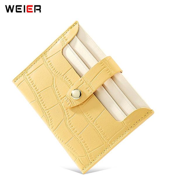 card holders fashion leather pu holder for women designer square no zipper hasp female mini business wallet coin bags, Brown;gray
card holders fashion leather pu holder for women designer square no zipper hasp female mini business wallet coin bags, Brown;gray