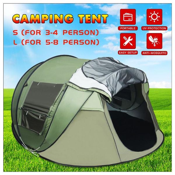tents and shelters 5-8 person waterproof automatic camping tent easy setup family portable outdoor hiking beach sun protection shelter
tents and shelters 5-8 person waterproof automatic camping tent easy setup family portable outdoor hiking beach sun protection shelter