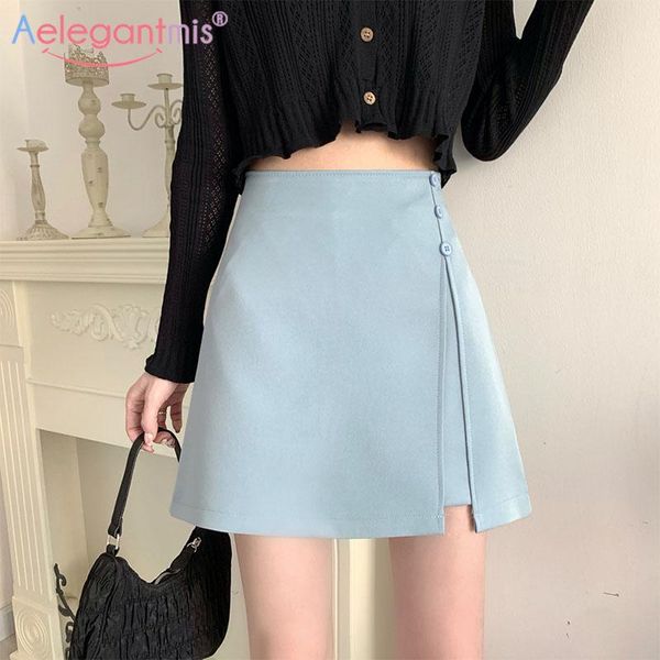 skirts aelegantmis high waist a line mini skirt women vintage irregular short solid casual elegant black korean chic 2021
skirts aelegantmis high waist a line mini skirt women vintage irregular short solid casual elegant black korean chic 2021
