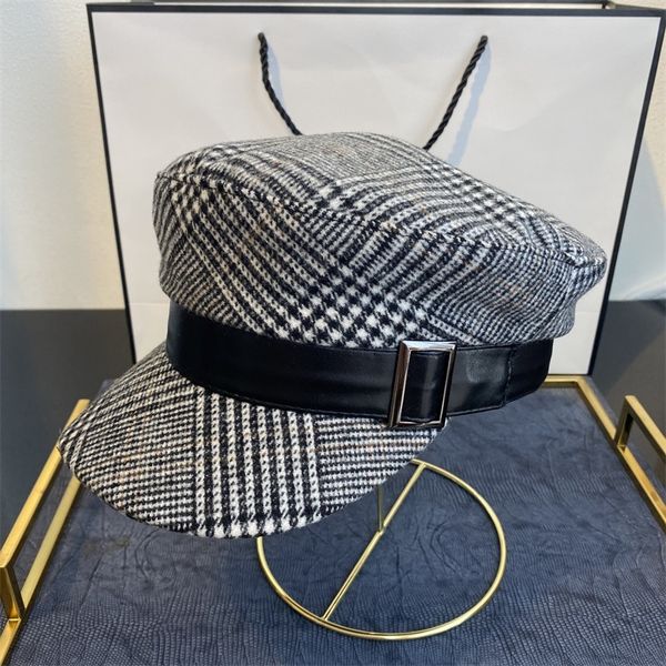 simple and fashionable button navy hat autumn and winter new thousand bird lattice flat hat british versatile children's hat zy, Blue;gray
simple and fashionable button navy hat autumn and winter new thousand bird lattice flat hat british versatile children's hat zy, Blue;gray