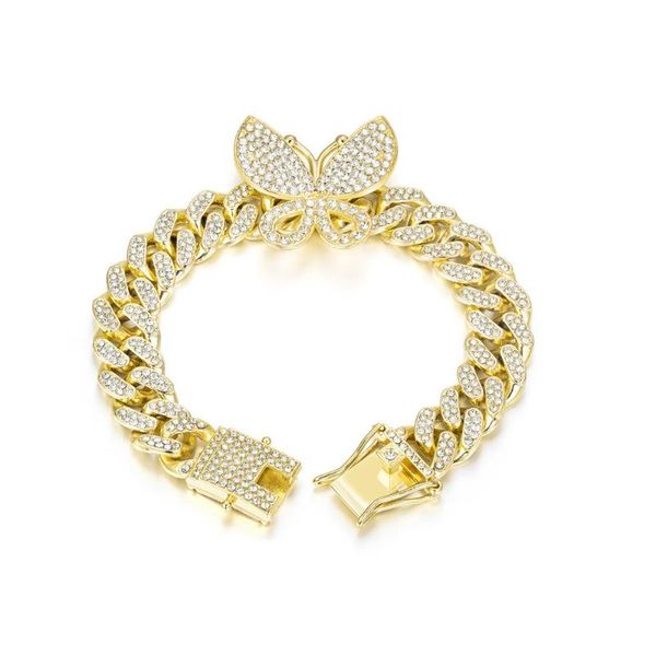 charm bracelets hip hop butterfly bracelet cuban chain for women fashion beaded boutique jewelry, Golden;silver
charm bracelets hip hop butterfly bracelet cuban chain for women fashion beaded boutique jewelry, Golden;silver