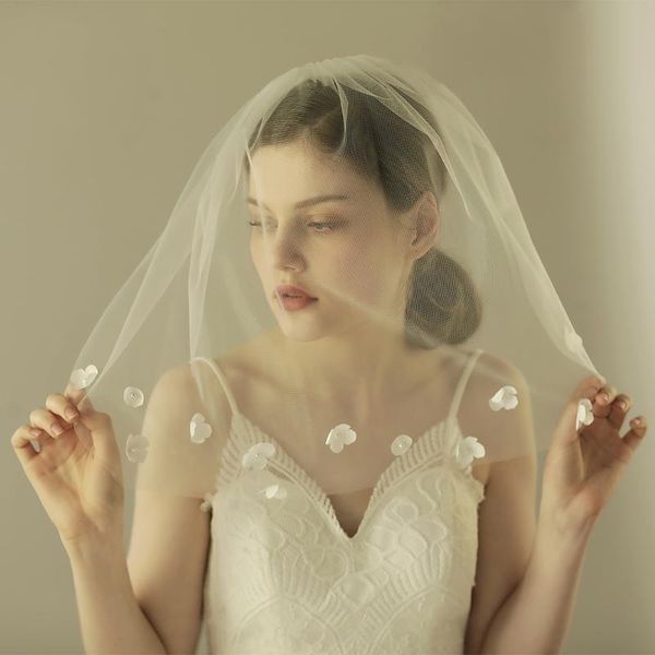 bridal veils simple sweetheart elbow length wedding veil cute appliqued blusher headdress for travel studio po prop v601, Black
bridal veils simple sweetheart elbow length wedding veil cute appliqued blusher headdress for travel studio po prop v601, Black