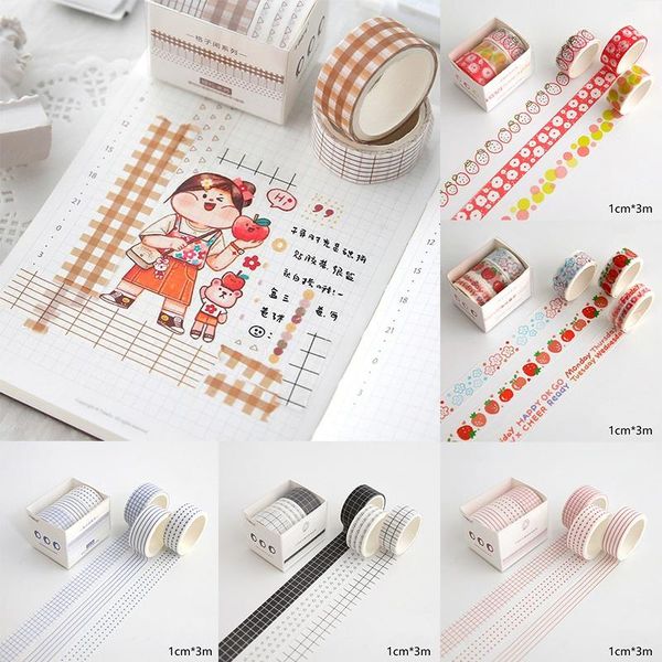 3rolls/set stickers adhesive washi tape basic masking scrapbooking craft supplies diy decorative gift wrap
3rolls/set stickers adhesive washi tape basic masking scrapbooking craft supplies diy decorative gift wrap