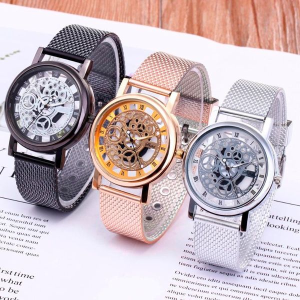 men's wrist watch men luxury stainless steel quartz military sport plastic band dial the mens' watches wristwatches, Slivery;brown
men's wrist watch men luxury stainless steel quartz military sport plastic band dial the mens' watches wristwatches, Slivery;brown