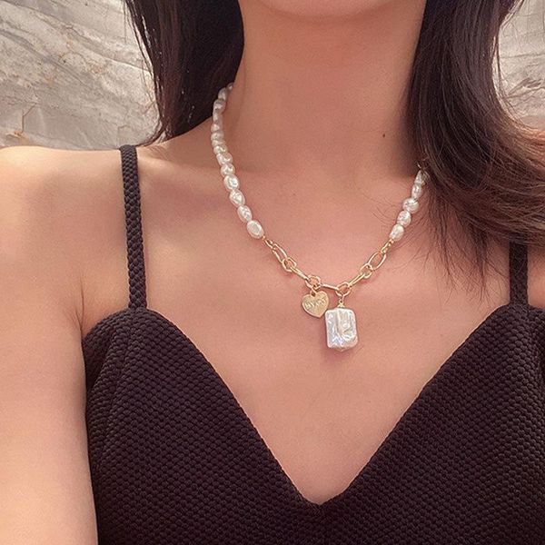 chokers dosdos pearl heart necklace female collarbone chain sweater necklaces for women initial charms jewlery, Golden;silver
chokers dosdos pearl heart necklace female collarbone chain sweater necklaces for women initial charms jewlery, Golden;silver