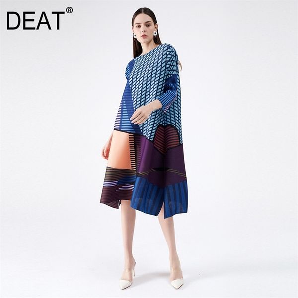 deat pleated dress women geometric seven sleeve over size round collar wild hit color casaul summer fashion tide am402 210331, Black;gray
deat pleated dress women geometric seven sleeve over size round collar wild hit color casaul summer fashion tide am402 210331, Black;gray