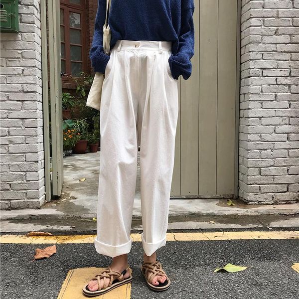 autumn harem pants for women white vintage women's trousers streetwear casual loose fashion & capris, Black;white
autumn harem pants for women white vintage women's trousers streetwear casual loose fashion & capris, Black;white