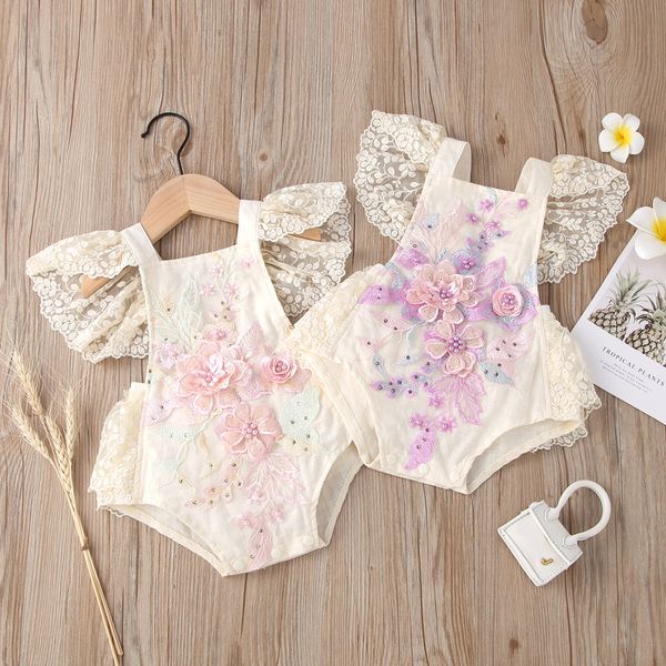 retail/wholesale baby girls embroidered bead lace romper newborn infant kids princess flying sleeve one-piece onesies jumpsuit children desi, Blue
retail/wholesale baby girls embroidered bead lace romper newborn infant kids princess flying sleeve one-piece onesies jumpsuit children desi, Blue