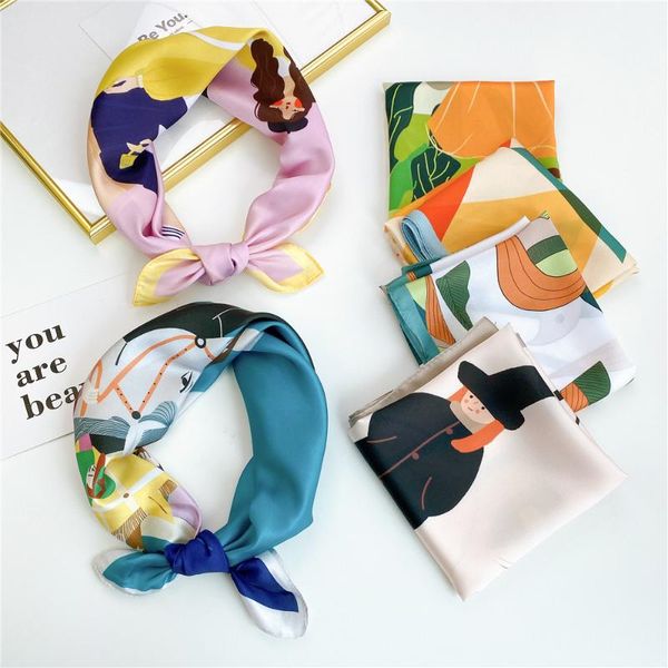 scarves 53cm chioce bright color digital printing silk scarf female satin neckerchief korean decoration party hair tie, Blue;gray
scarves 53cm chioce bright color digital printing silk scarf female satin neckerchief korean decoration party hair tie, Blue;gray