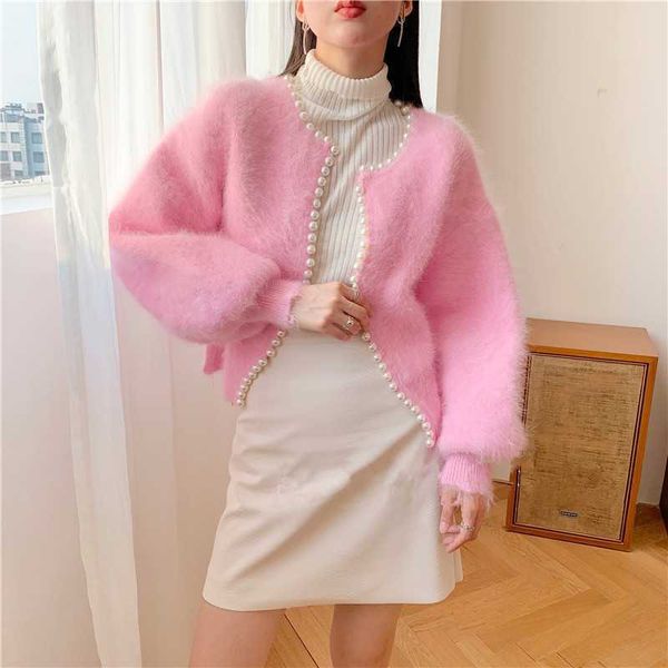 2022 autumn winter designer sweaters jackets new knitted cardigan round neck imitation mink velvet long-sleeved lazy fashion sweater coat ja, Black;brown
2022 autumn winter designer sweaters jackets new knitted cardigan round neck imitation mink velvet long-sleeved lazy fashion sweater coat ja, Black;brown