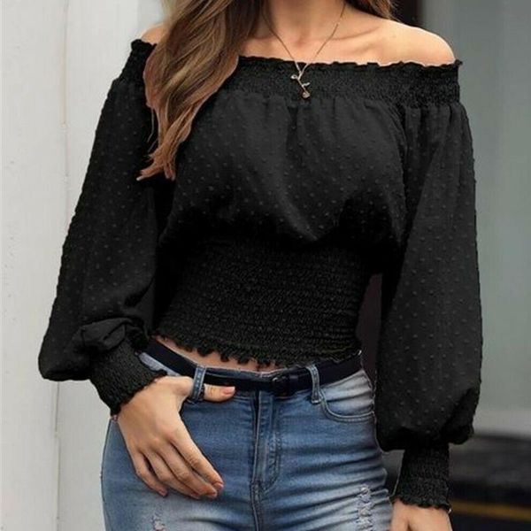 women's t-shirt womens t shirt off shoulder early autumn chiffon t-shirts party casual for women slash neck tshirt, White
women's t-shirt womens t shirt off shoulder early autumn chiffon t-shirts party casual for women slash neck tshirt, White