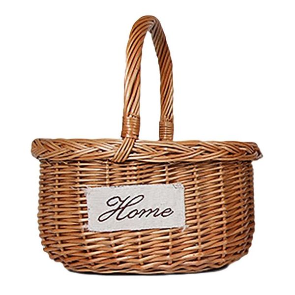hand-woven rattan storage basket with handle fruit for kitchen picnic bread sundry container baskets
hand-woven rattan storage basket with handle fruit for kitchen picnic bread sundry container baskets