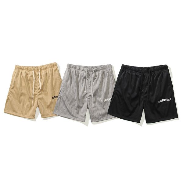 fashionable shorts chao brand fear of god season 6 essentials fog double line letter print mesh pant, White;black
fashionable shorts chao brand fear of god season 6 essentials fog double line letter print mesh pant, White;black