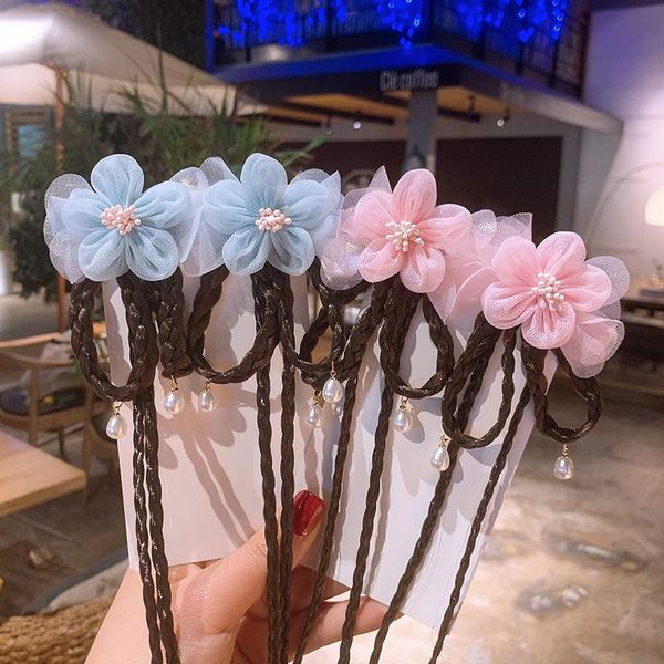 hair accessories 1pair fake braid flower bow tassel bead women girl kid hanfu chinese style hairpin clip pin barrettes hairgrip, Slivery;white
hair accessories 1pair fake braid flower bow tassel bead women girl kid hanfu chinese style hairpin clip pin barrettes hairgrip, Slivery;white