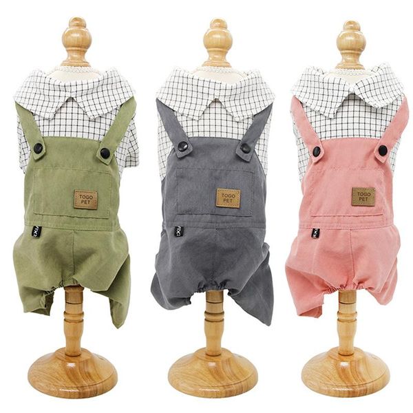 dog apparel 2021 spring pet four-footed clothing mock two-piece leisure strap clothes wholesale
dog apparel 2021 spring pet four-footed clothing mock two-piece leisure strap clothes wholesale