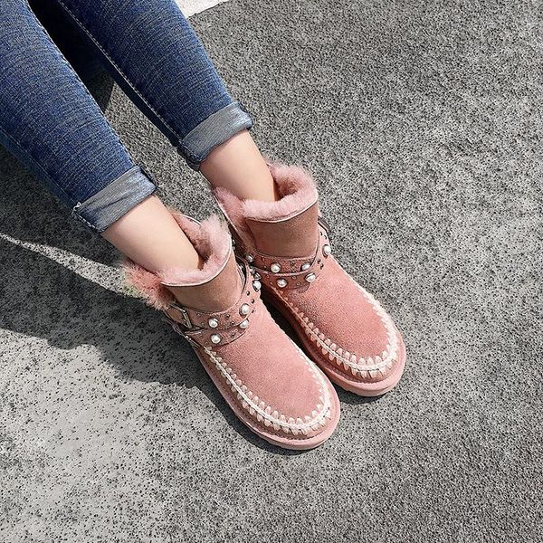 boots winter women snow wool and cashmere blended short warm fashion casual pink brown big size 34-43, Black
boots winter women snow wool and cashmere blended short warm fashion casual pink brown big size 34-43, Black