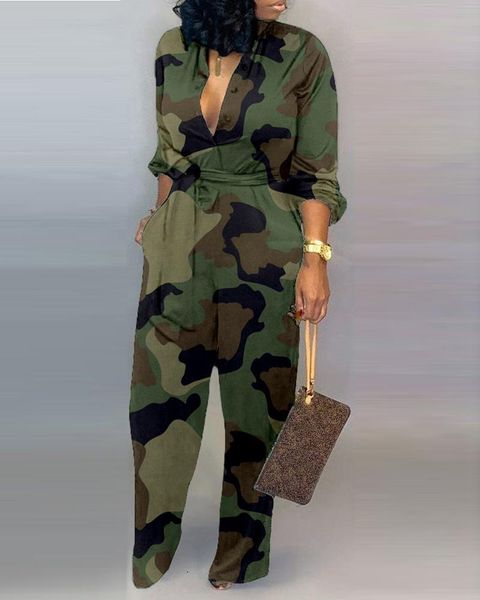 women's jumpsuits & rompers camouflage print one piece fall 2021 long sleeve deep v neck button up party club womens jumpsuit, Black;white
women's jumpsuits & rompers camouflage print one piece fall 2021 long sleeve deep v neck button up party club womens jumpsuit, Black;white
