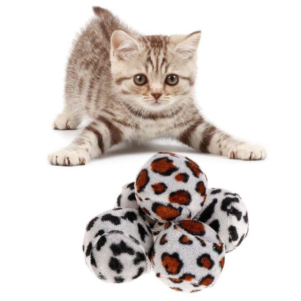5pcs pet toy plush balls leopard interactive play funny cat dog kitten scratch toys sound chew bite w0yc
5pcs pet toy plush balls leopard interactive play funny cat dog kitten scratch toys sound chew bite w0yc
