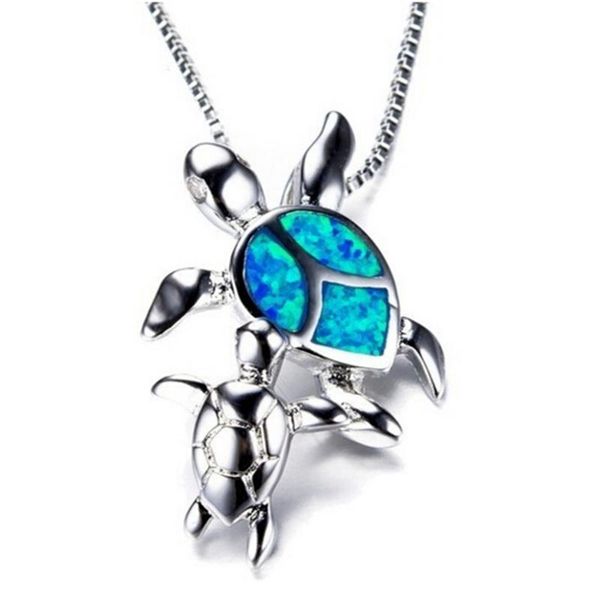 pendant necklaces fashion tortoise mother & child necklace blue opal animal statement for women kids boho jewelry drop, Silver
pendant necklaces fashion tortoise mother & child necklace blue opal animal statement for women kids boho jewelry drop, Silver