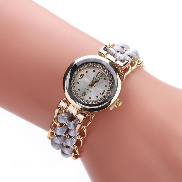 wristwatches ladies watch knitted rope chain wrapped analog quartz movement braided retro bohemia vacation accessories for women, Slivery;brown
wristwatches ladies watch knitted rope chain wrapped analog quartz movement braided retro bohemia vacation accessories for women, Slivery;brown