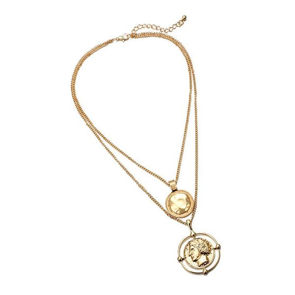 hip hop gold portrait coin queen head charm layered pendant necklace fashion jewelry necklaces, Silver
hip hop gold portrait coin queen head charm layered pendant necklace fashion jewelry necklaces, Silver