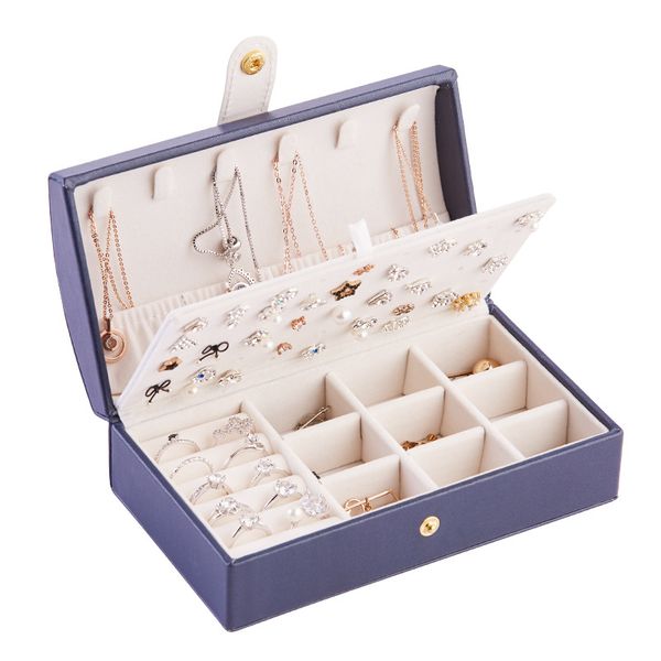 new arched portable pu fresh and simple jewelry box 2 layers small earring ring multifunctional leather jewelry packaging box, Black;white
new arched portable pu fresh and simple jewelry box 2 layers small earring ring multifunctional leather jewelry packaging box, Black;white