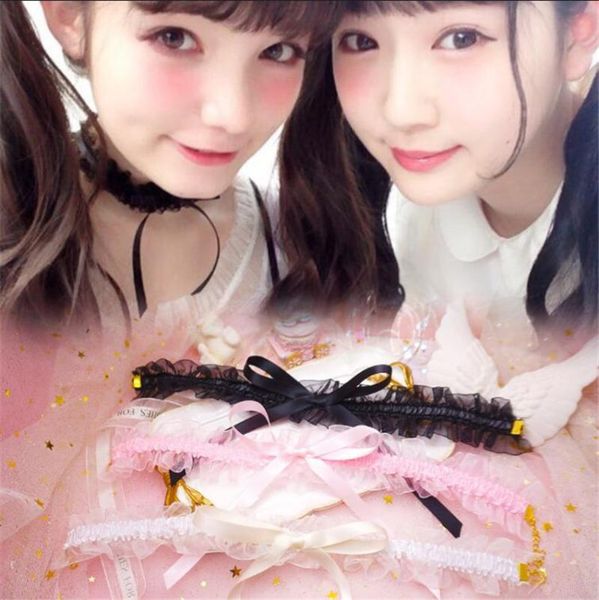 chokers lolita lace choker necklaces gothic girl bow sweet collar necklace women maid cosplay party jewelry d901, Golden;silver
chokers lolita lace choker necklaces gothic girl bow sweet collar necklace women maid cosplay party jewelry d901, Golden;silver