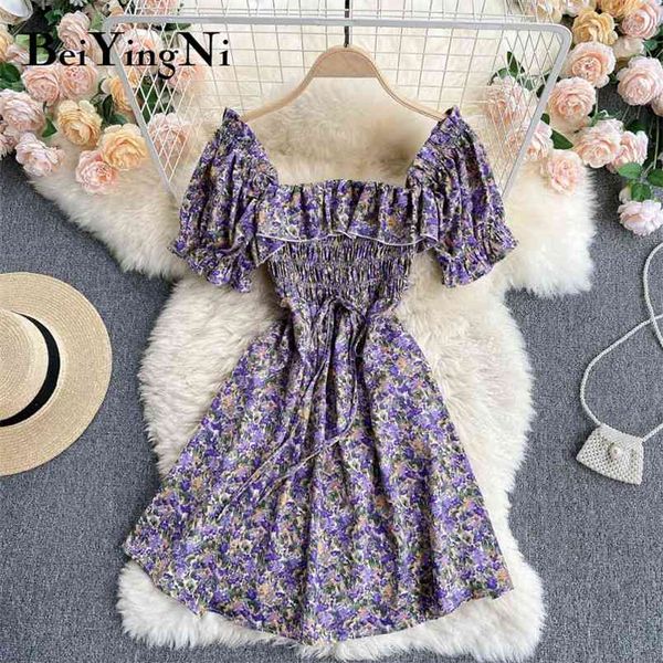 summer floral printed dress women cute sweet casual lace-up short sleeve mini elastic ruffles dresses girls robe 210506, Black;gray
summer floral printed dress women cute sweet casual lace-up short sleeve mini elastic ruffles dresses girls robe 210506, Black;gray